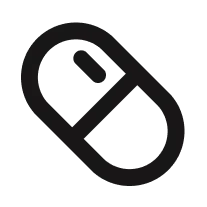 Black pill icon